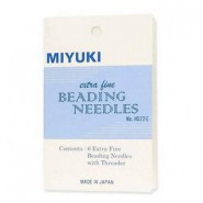 Miyuki needles 6-pack including threader